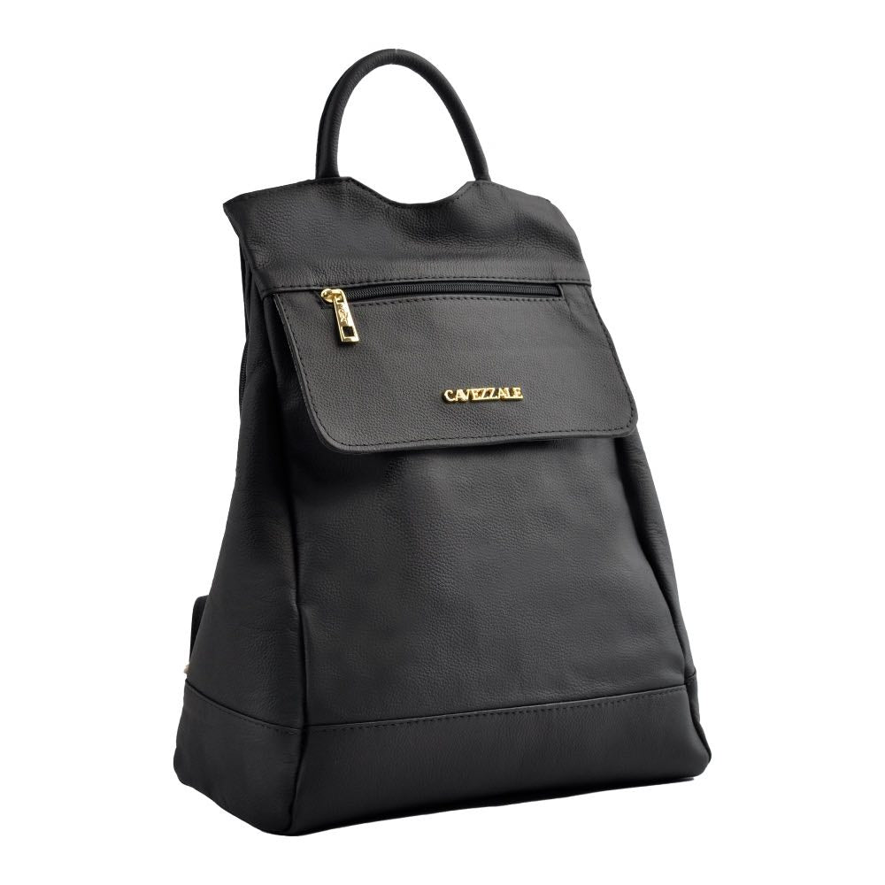 Mochila de Couro Antifurto Cavezzale Preto 103581 – cavezzale