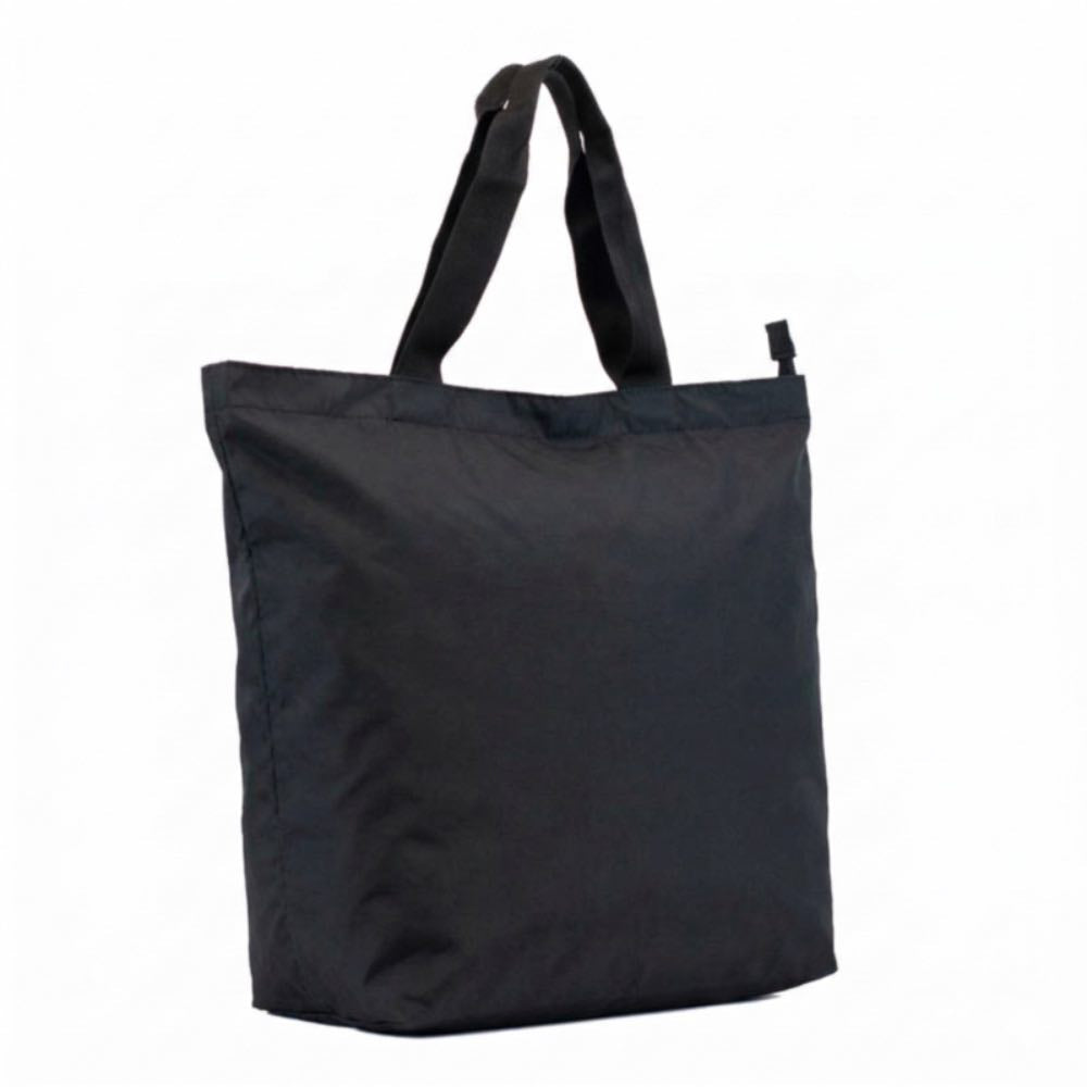 Shopping Bag Média Dobrável Poliéster Cavezzale Preto 105701
