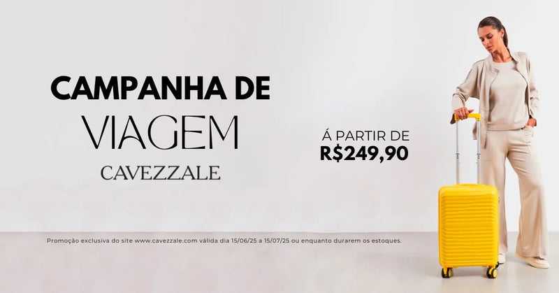 Viajar com Elegância, Segurança e Estilo: Nova Campanha de Viagem Cavezzale.