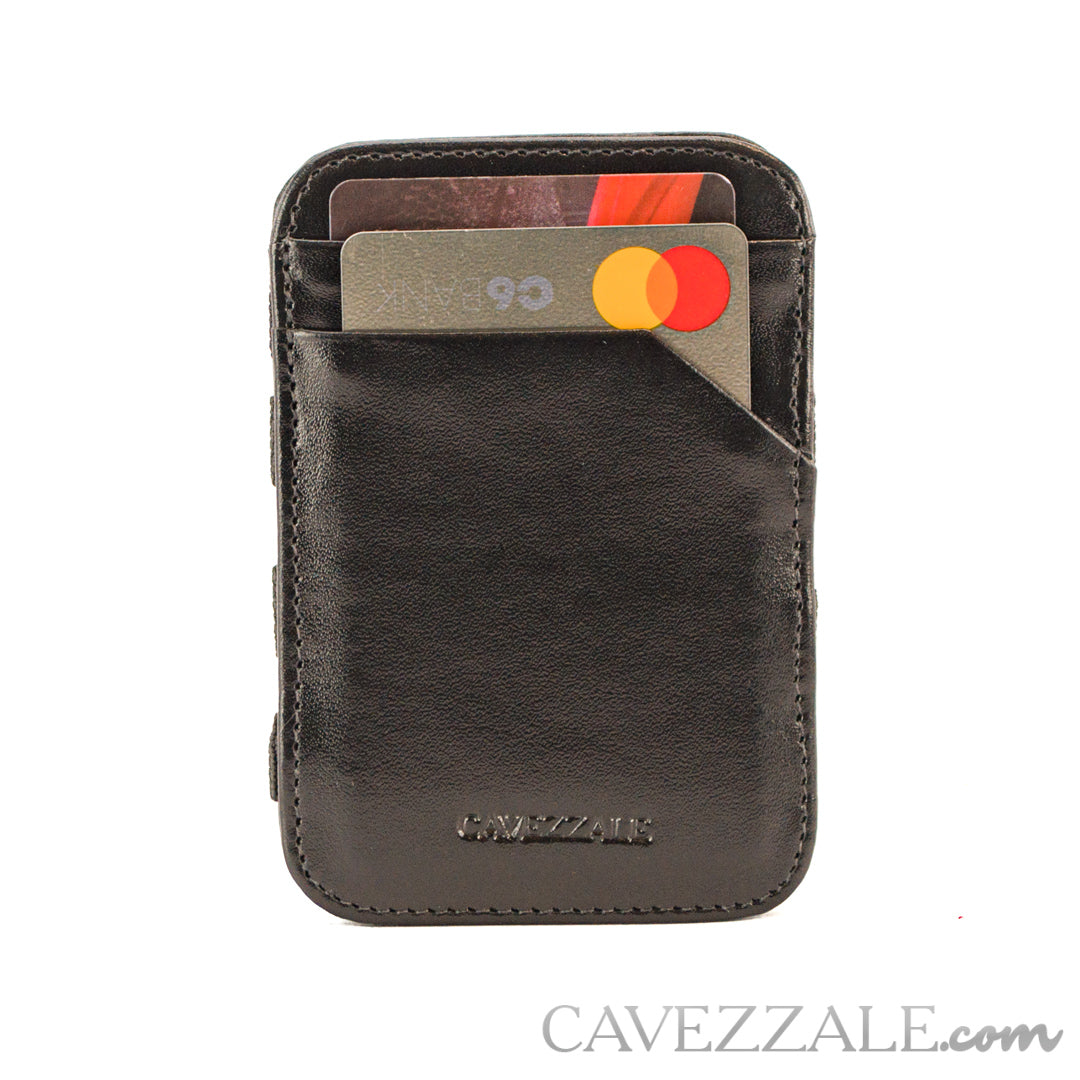 Carteira de Couro Masculina Pequena Cavezzale Preto 101797
