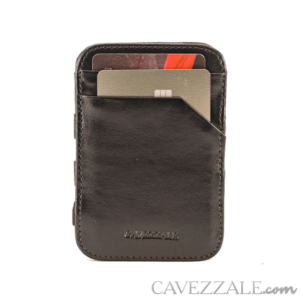 Carteira de Couro Masculina Pequena Cavezzale Preto 101797