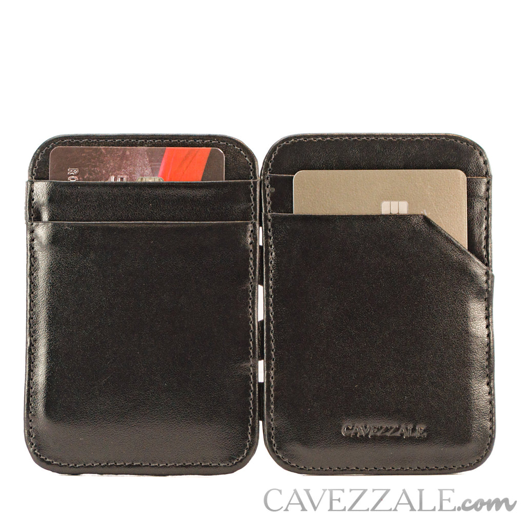 Carteira de Couro Masculina Pequena Cavezzale Preto 101797