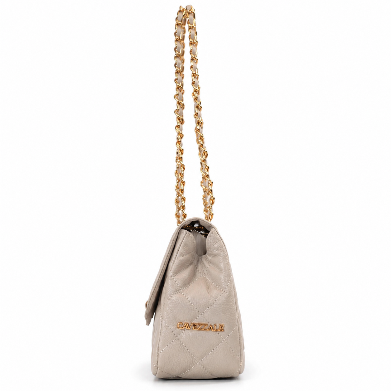 Bolsa de Couro Floter Roma Cavezzale Off White 104136