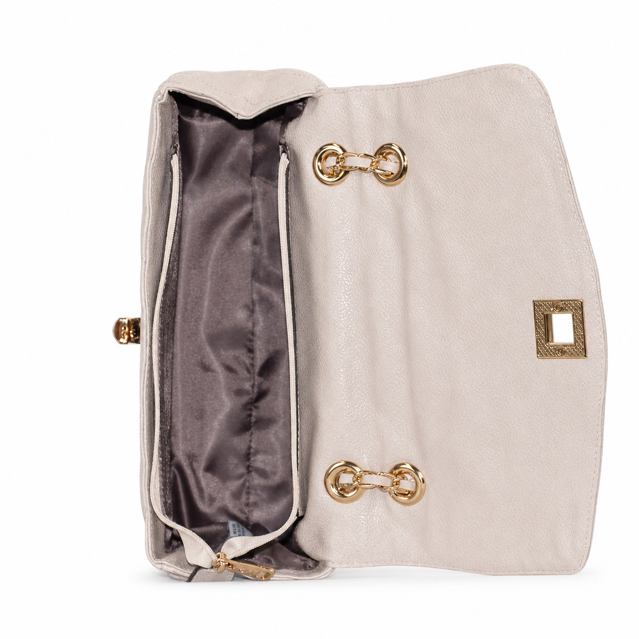 Bolsa de Couro Floter Roma Cavezzale Off White 104136