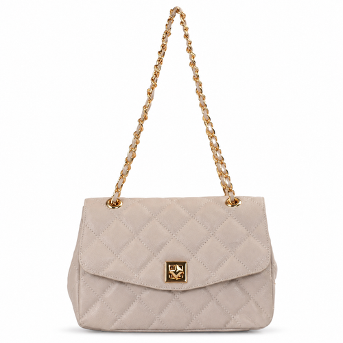 Bolsa de Couro Floter Roma Cavezzale Off White 104136