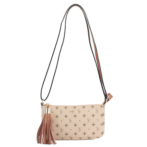 Bolsa Tiracolo Pequena Cavezzale Personnalité Nude/Mousse 105577