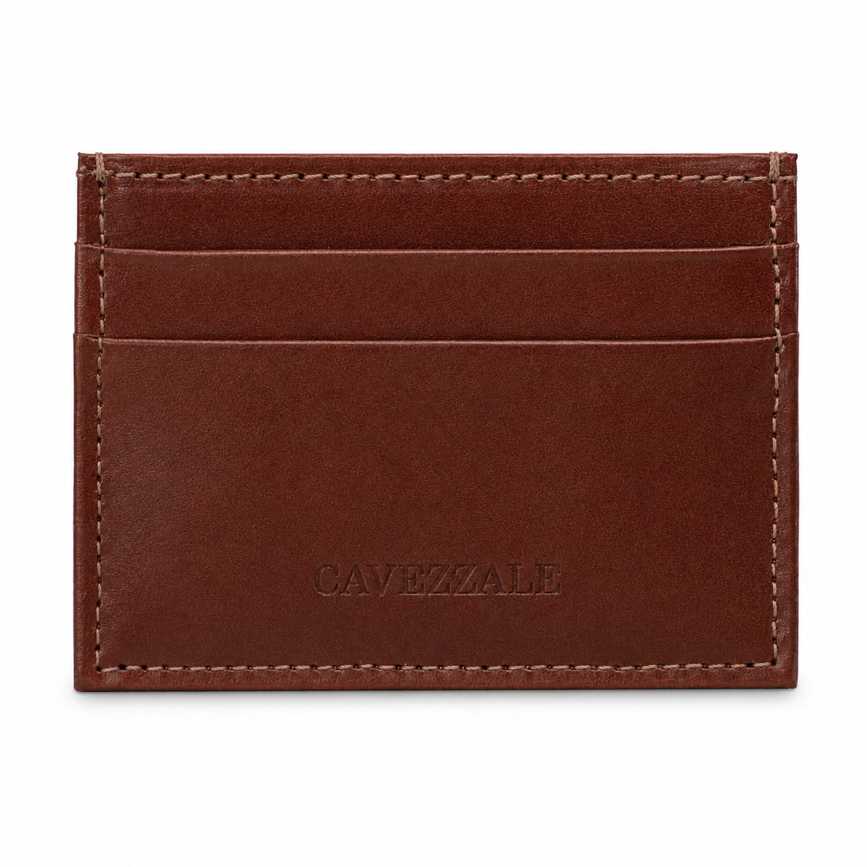 Porta Cartão de Couro Masculina Cavezzale 105898 Conhaque
