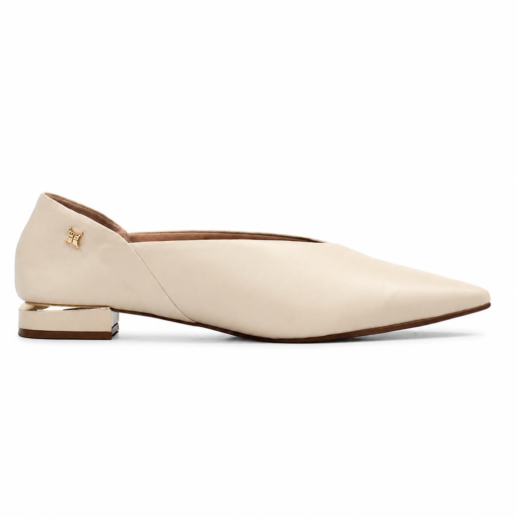 Sapatilha de Couro Cavezzale New Veneto Off White 105938