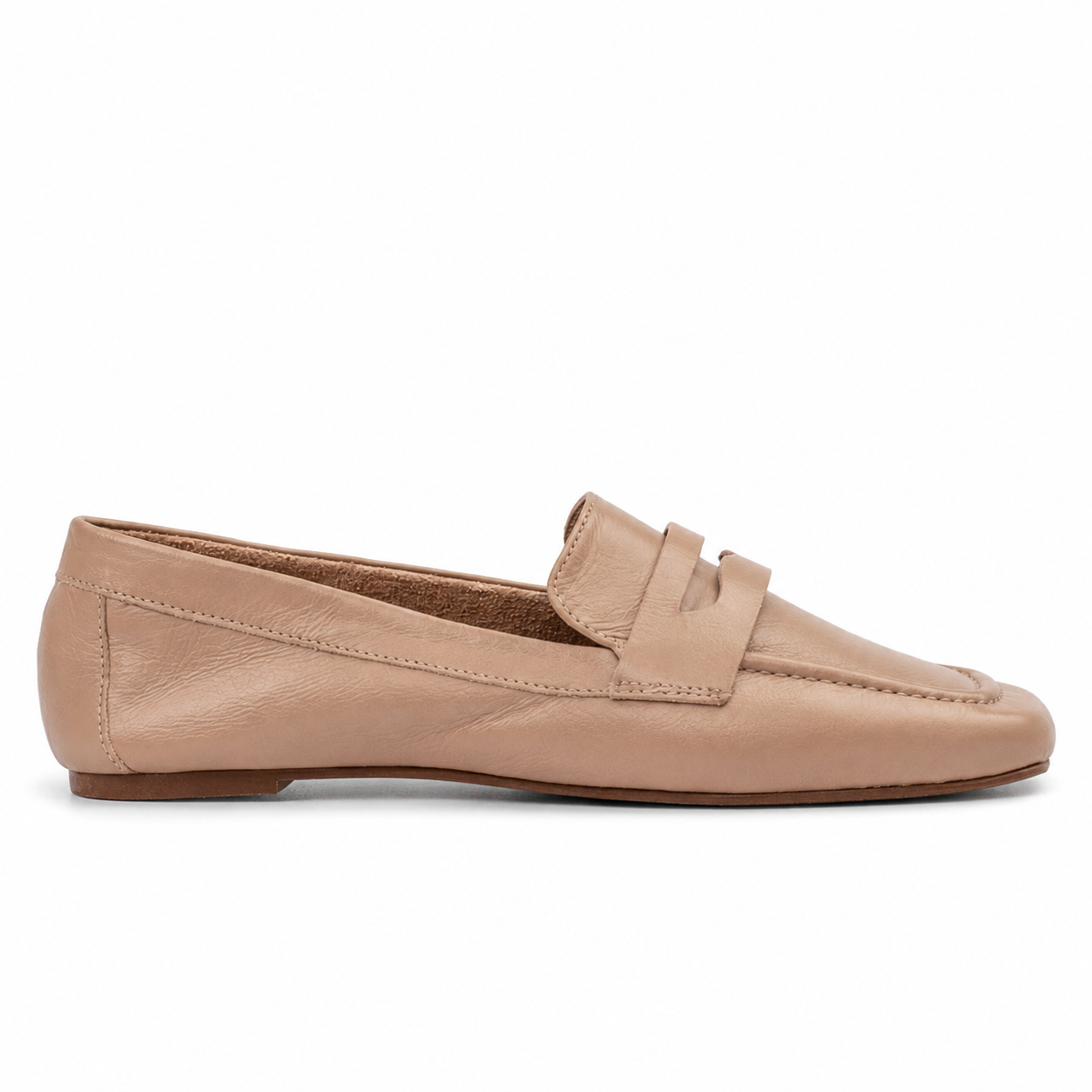 Mocassim de Couro Cavezzale Skin Fly Amêndoa 105940