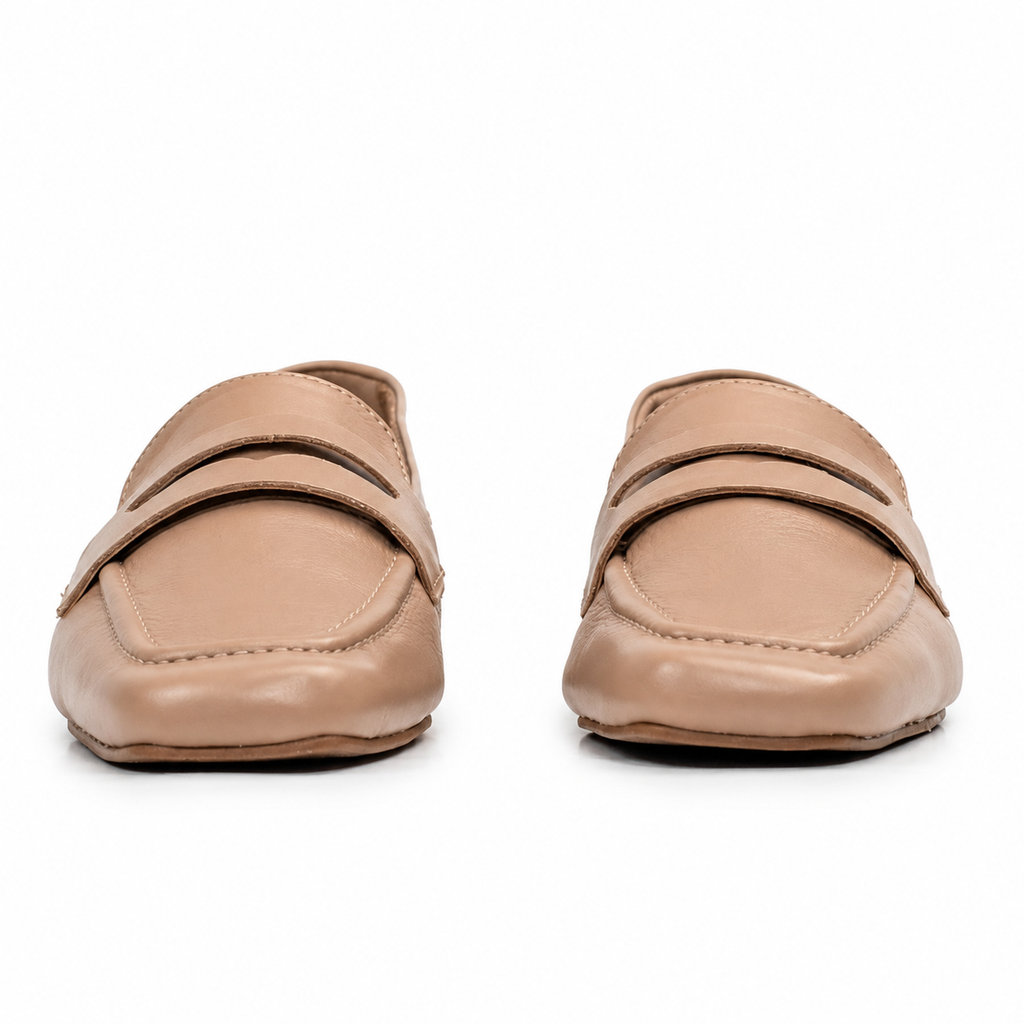 Mocassim de Couro Cavezzale Skin Fly Amêndoa 105940