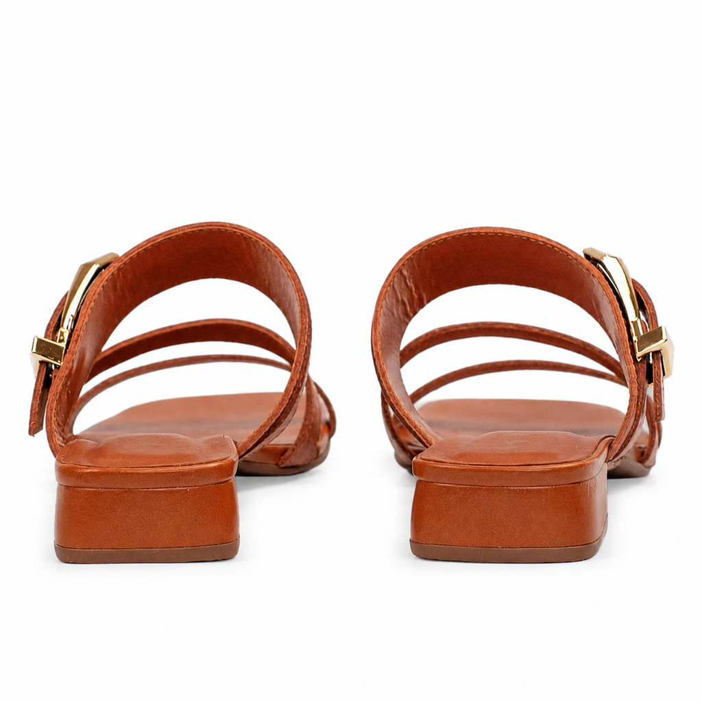 Tamanco de Couro Slim Fly Cavezzale Coconut 105946