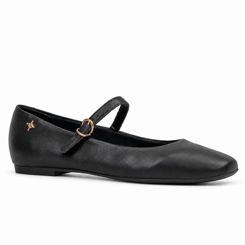 Sapatilha de Couro Atanado Cavezzale Preto 105951