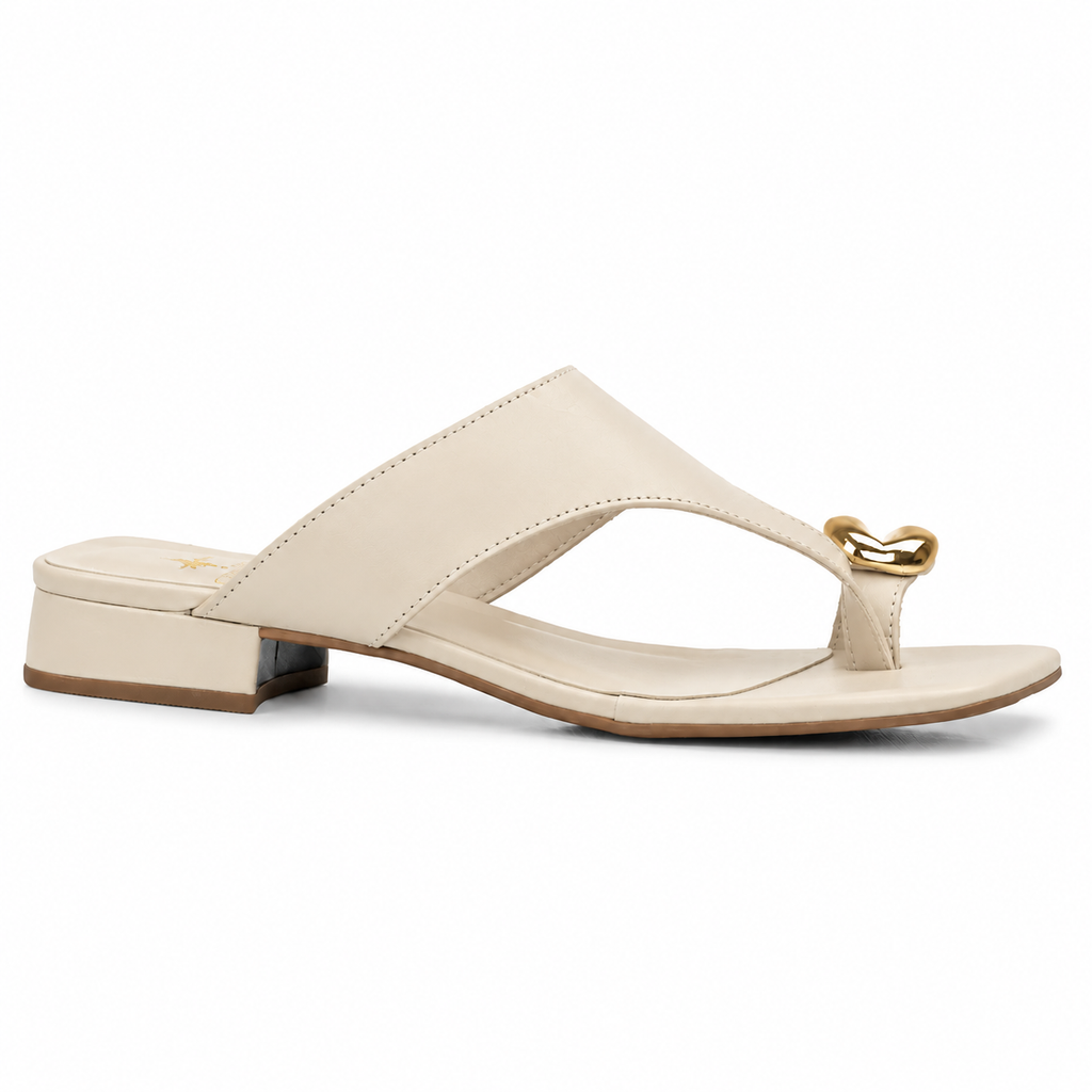 Tamanco de Couro Atanado Cavezzale Off White 105956
