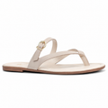 Sandália de Couro Atanado Cavezzale Off White 105957
