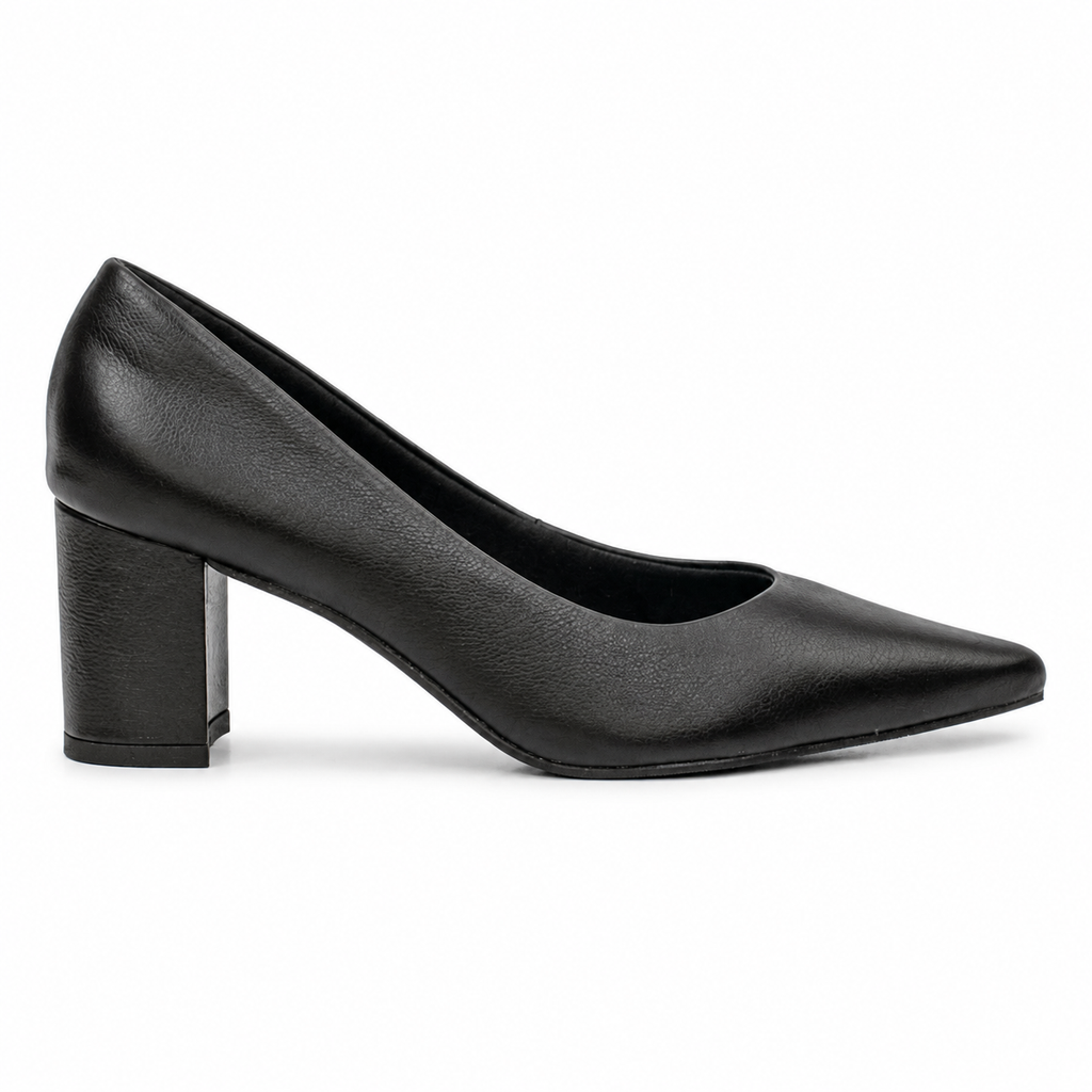 Scarpin de Couro Fly Cavezzale Preto 105993