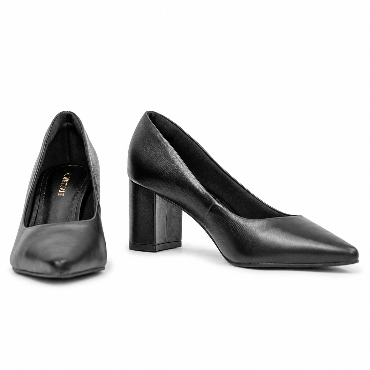 Scarpin de Couro Fly Cavezzale Preto 105993