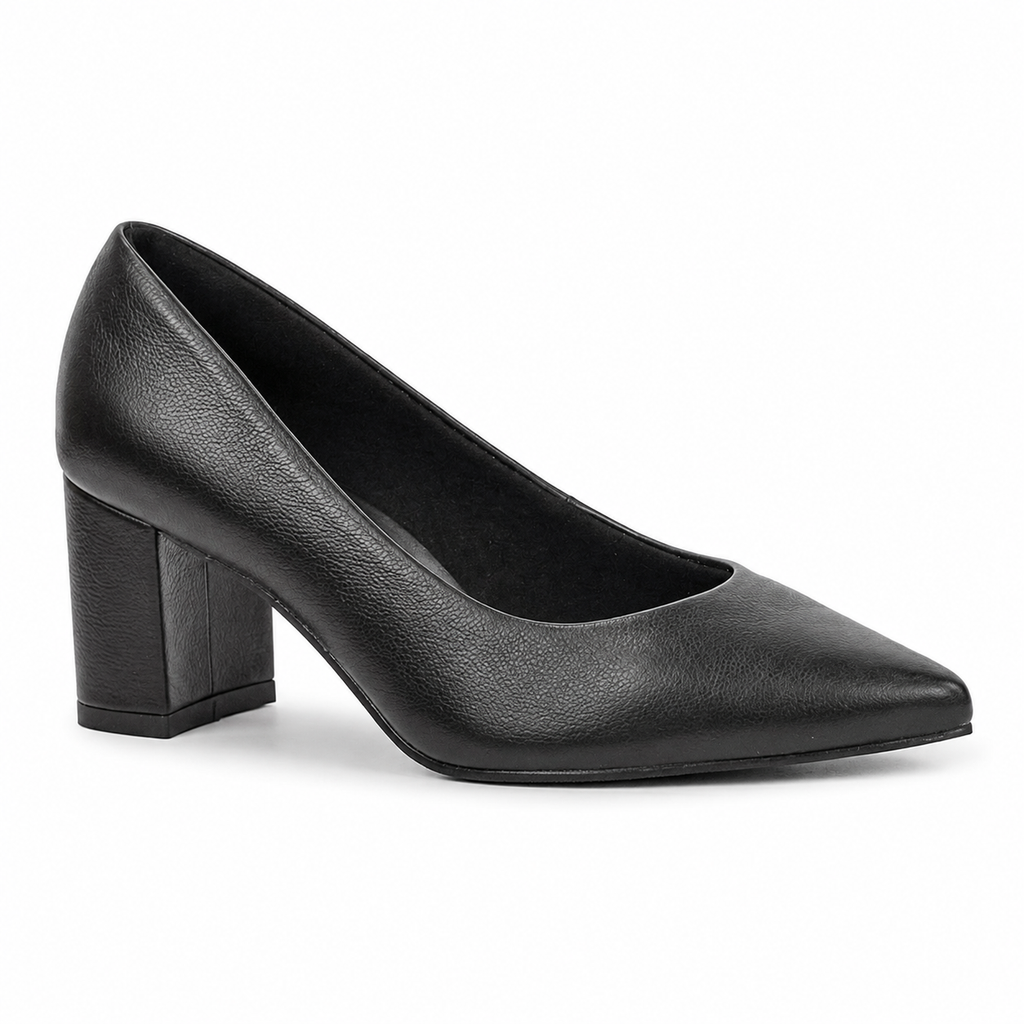 Scarpin de Couro Fly Cavezzale Preto 105993