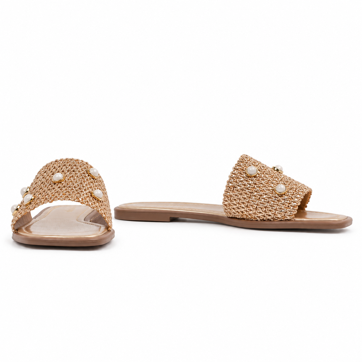 Sandália de Palha Cavezzale Dourado 106008