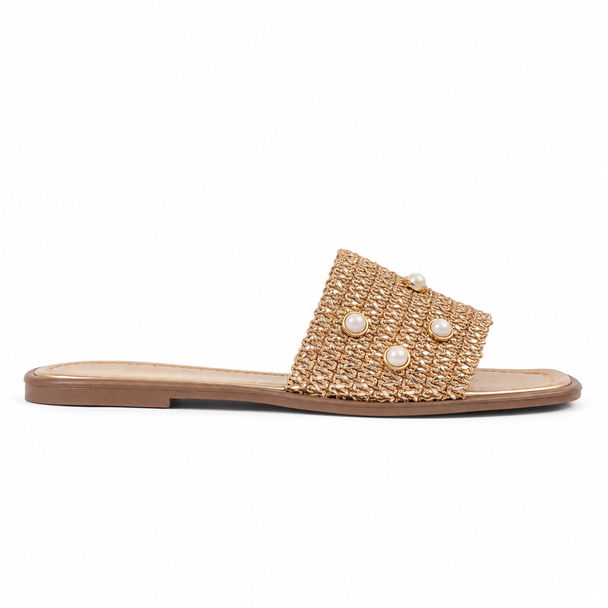 Sandália de Palha Cavezzale Dourado 106008