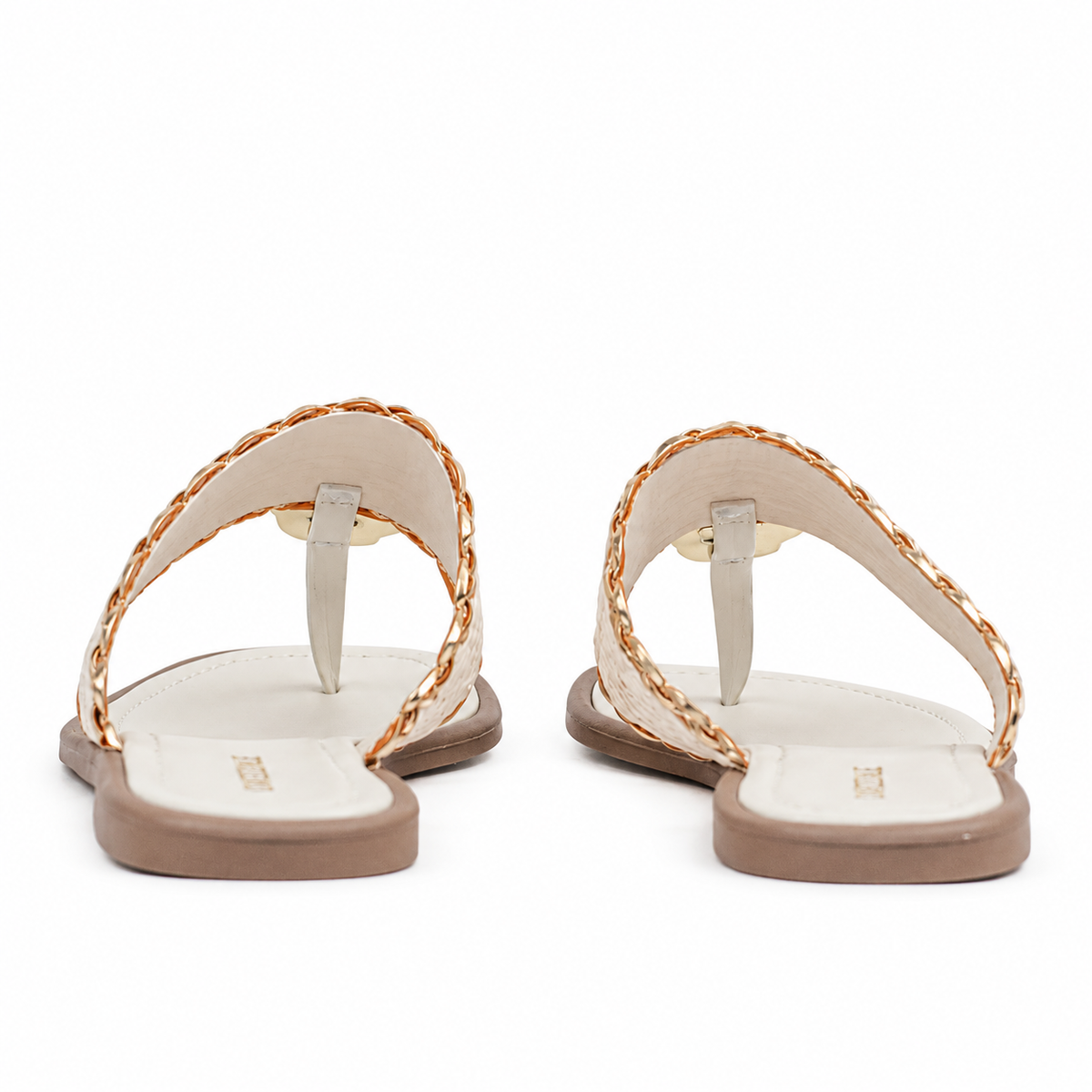 Sandália de Palha Cavezzale Off White 106010