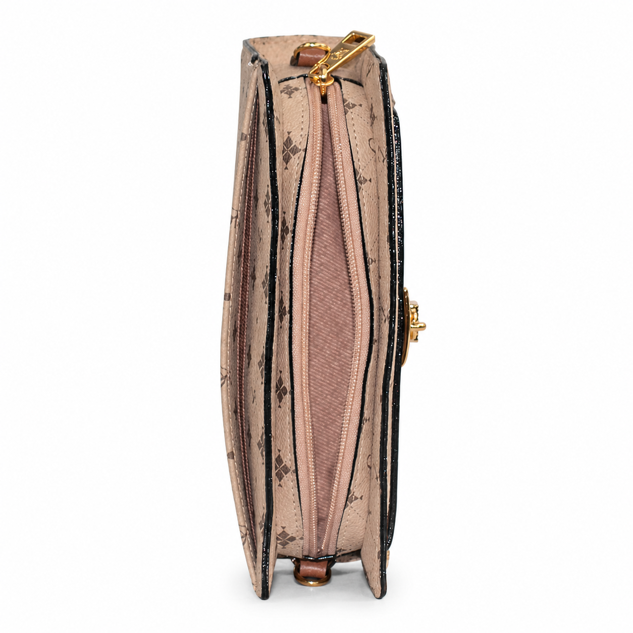 Bolsa Tiracolo Pequena Feminina Cavezzale Personnalité Nude/Caramelo 106013