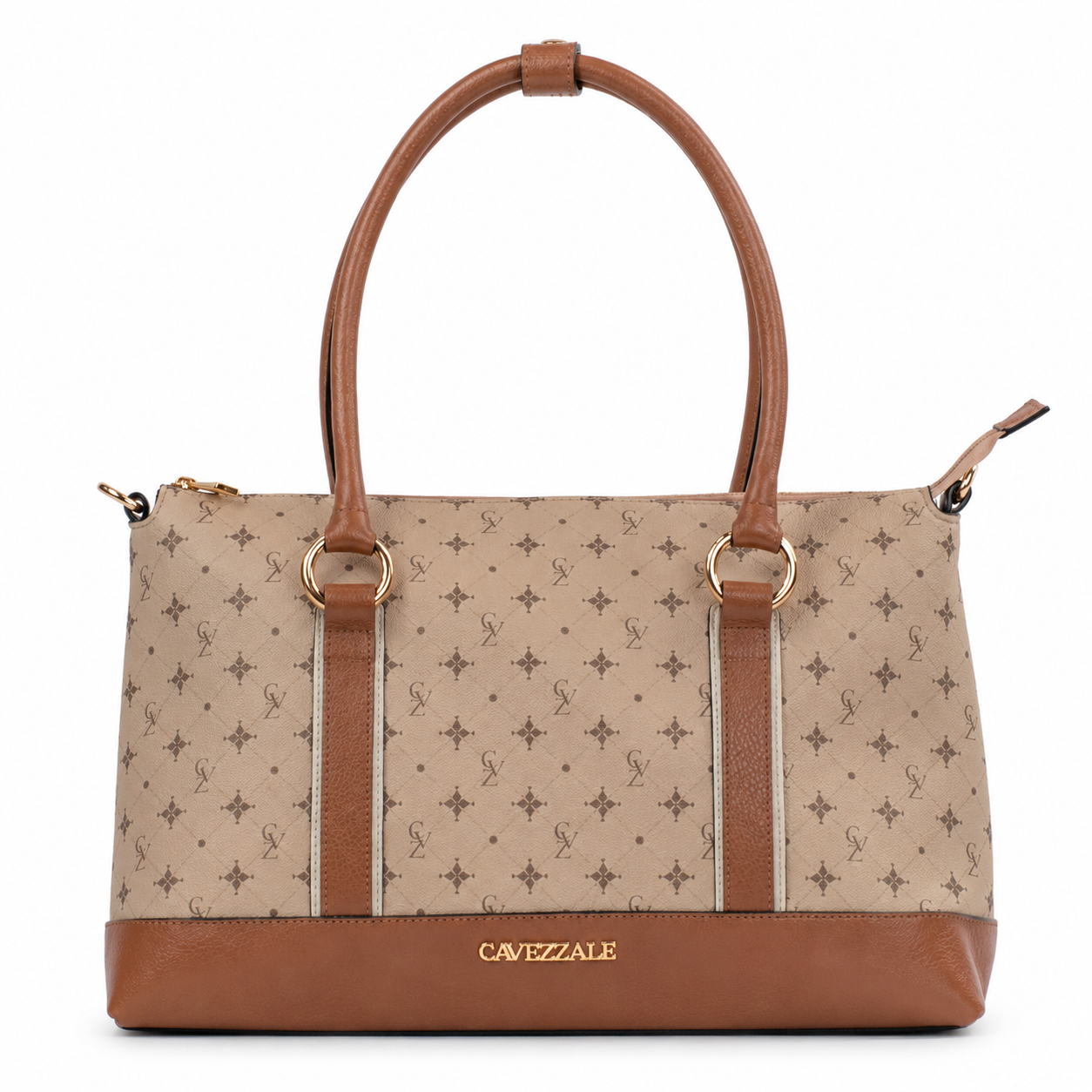 Shopping Bag Grande Feminina Cavezzale Personnalité Nude/Caramelo 106014