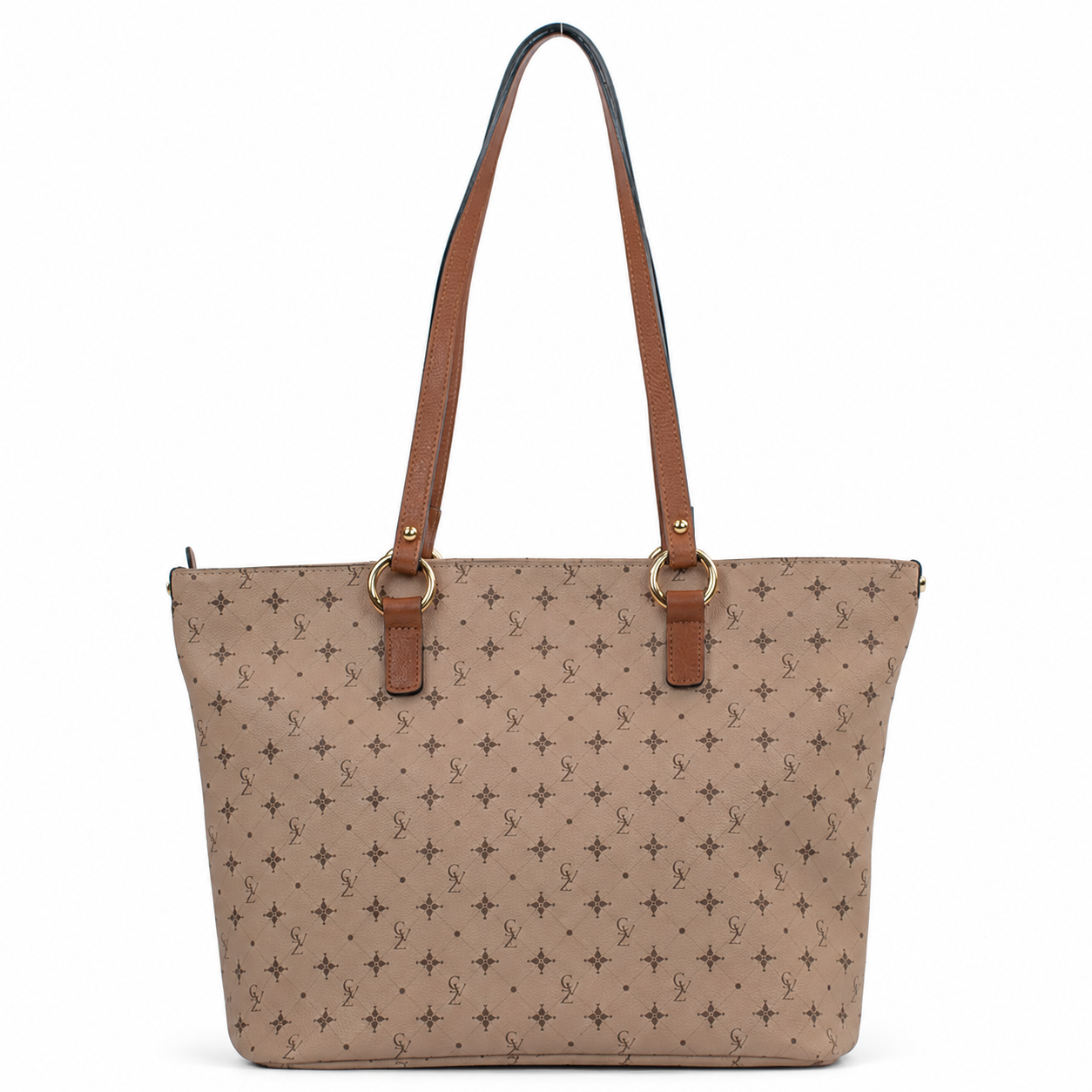 Shopping Bag Grande Feminina Cavezzale Personnalité Nude/Caramelo 106015