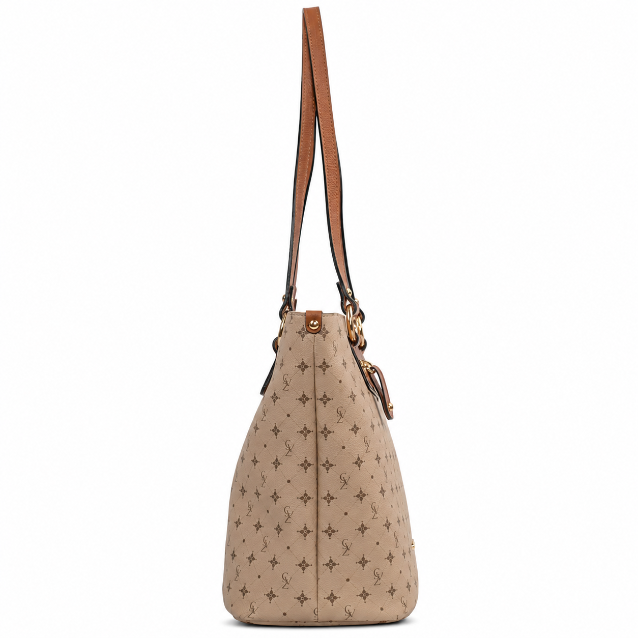 Shopping Bag Grande Feminina Cavezzale Personnalité Nude/Caramelo 106015