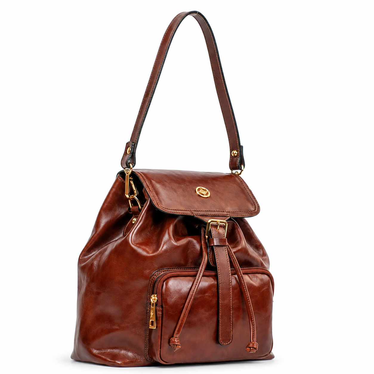 Mochila de Couro Pecus Cavezzale Toffe 106018
