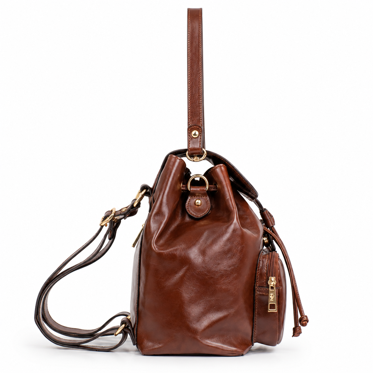 Mochila de Couro Pecus Cavezzale Toffe 106018