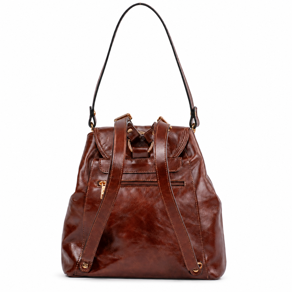Mochila de Couro Pecus Cavezzale Toffe 106018