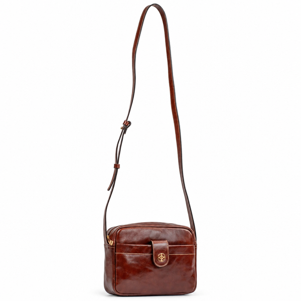 Bolsa Tiracolo Pequena de Couro Cavezzale Pecus Toffe 106019