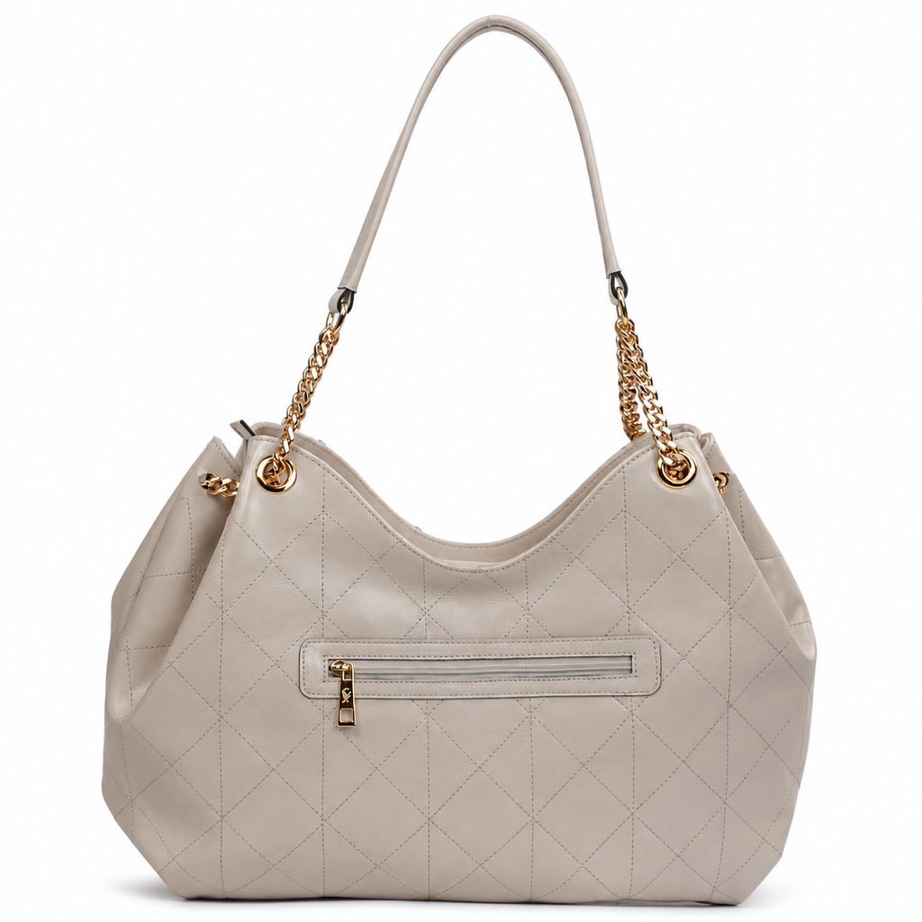 Bolsa Hobo Couro Pecus Cavezzale Marfim 106022