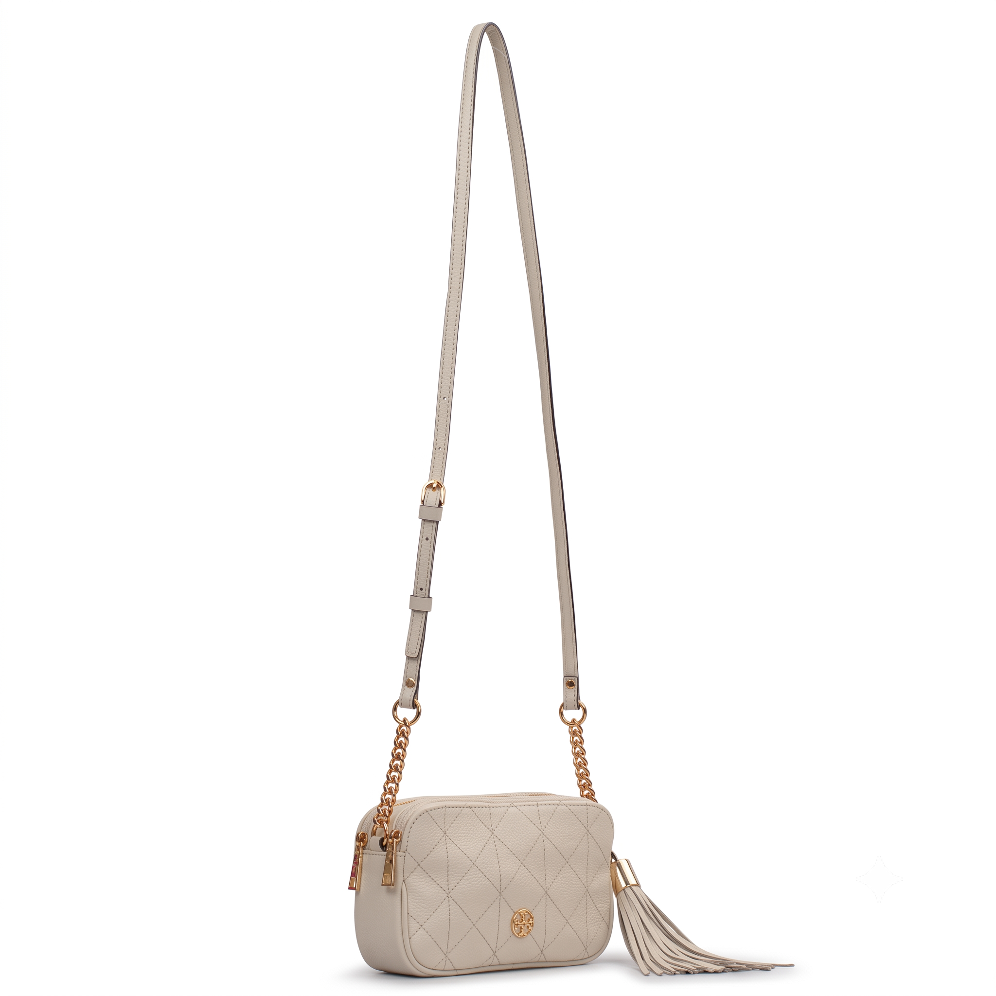 Bolsa de Couro Floater Cavezzale Marfim 106023