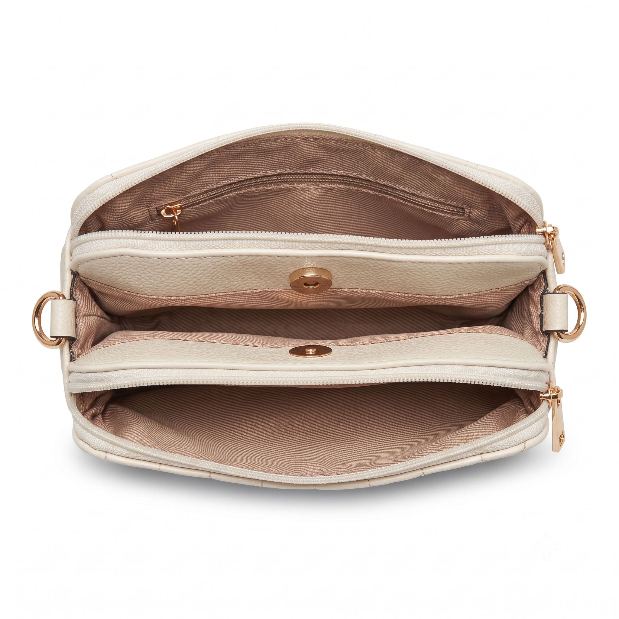 Bolsa de Couro Floater Cavezzale Marfim 106023