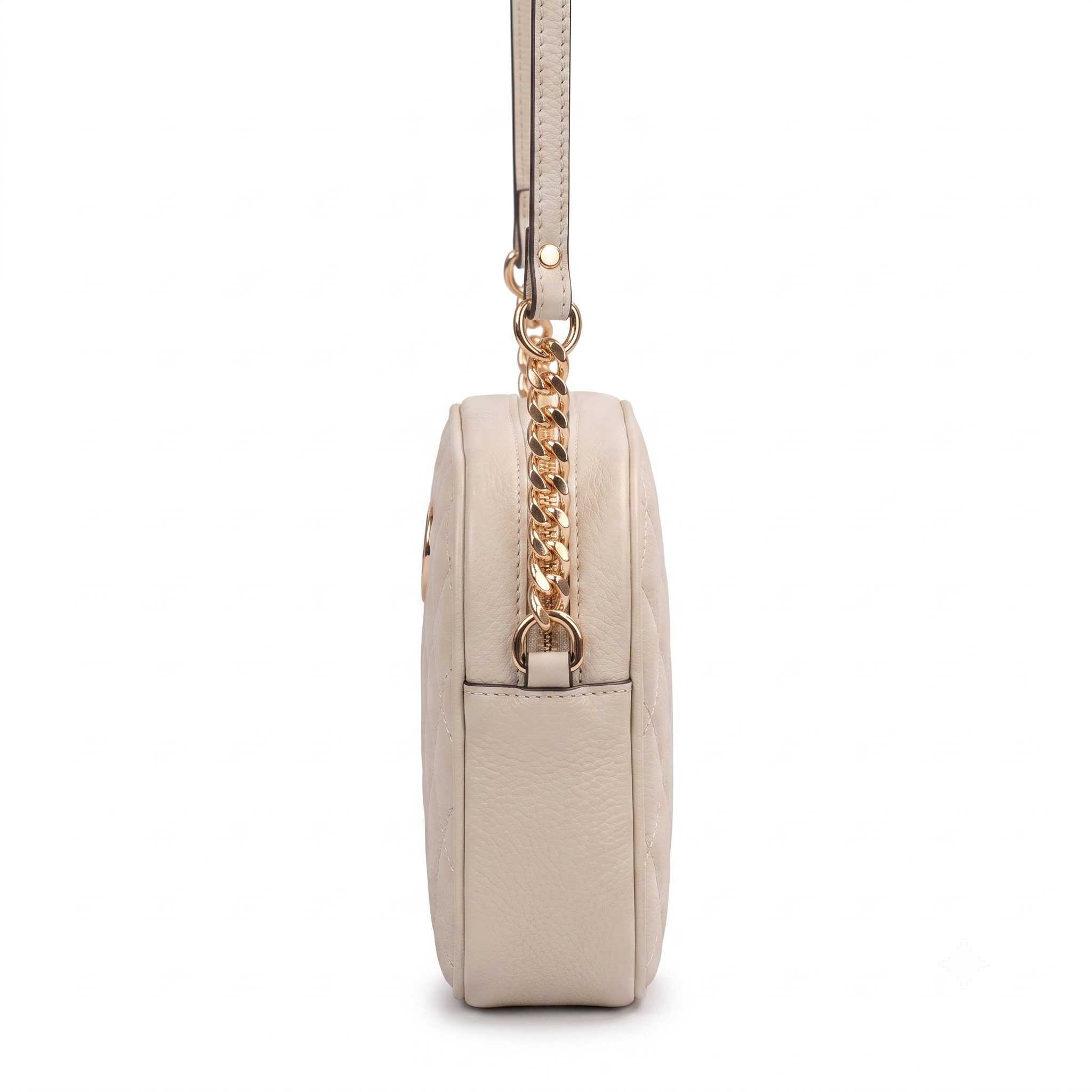 Bolsa de Couro Floater Cavezzale Marfim 106023