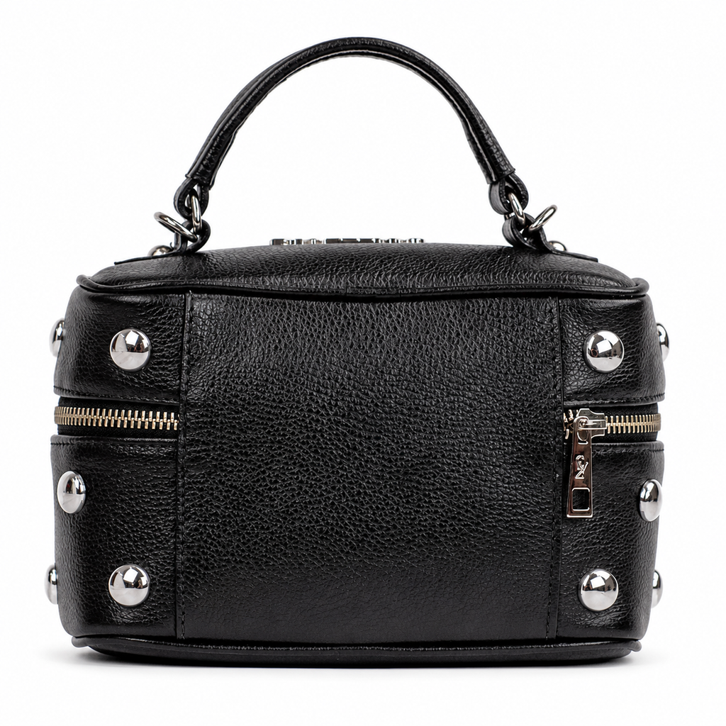 Bolsa Baú de Couro Cavezzale Floater Preto 106029