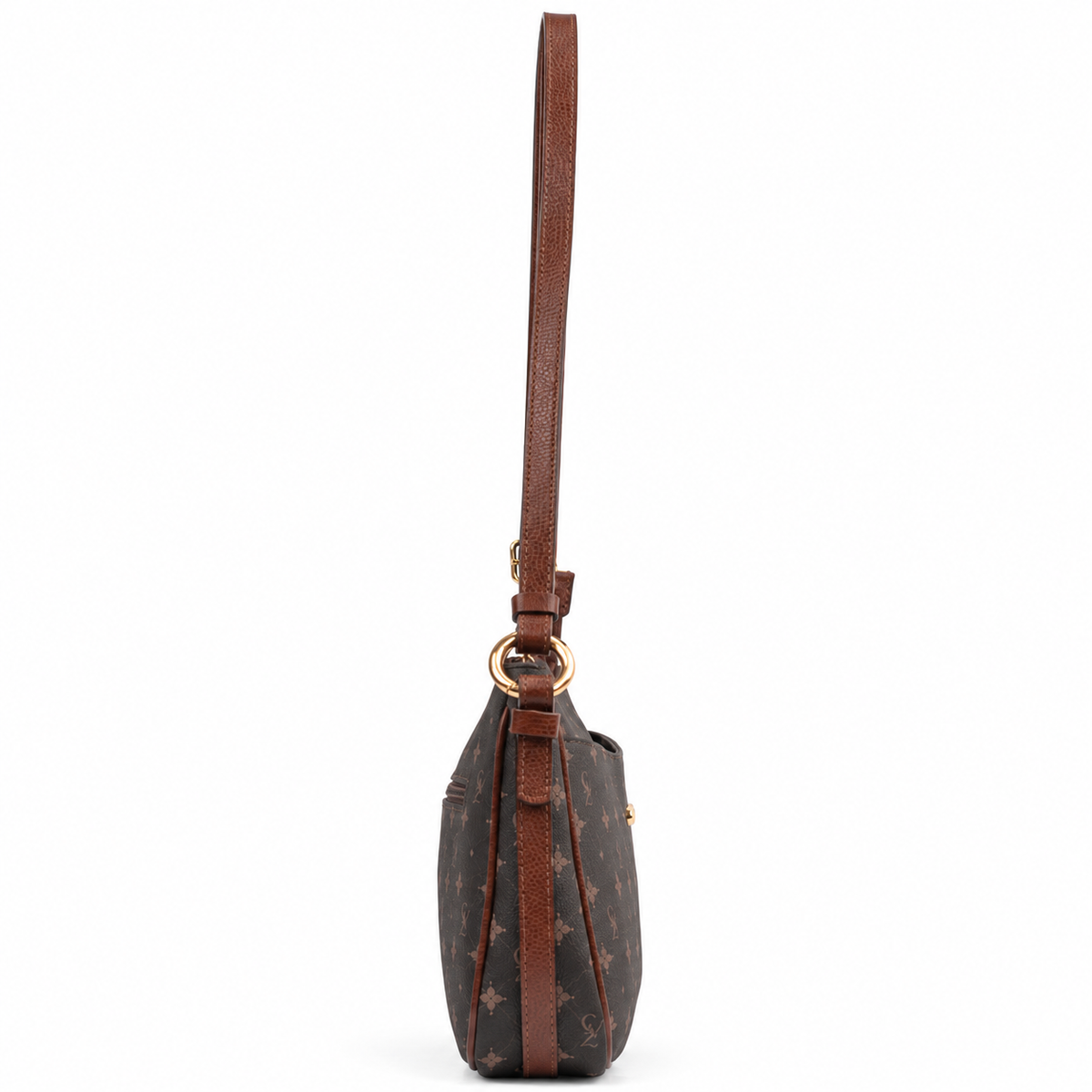 Bolsa Tiracolo Média Feminina Cavezzale Personnalité Chocolate/Toffe 106046