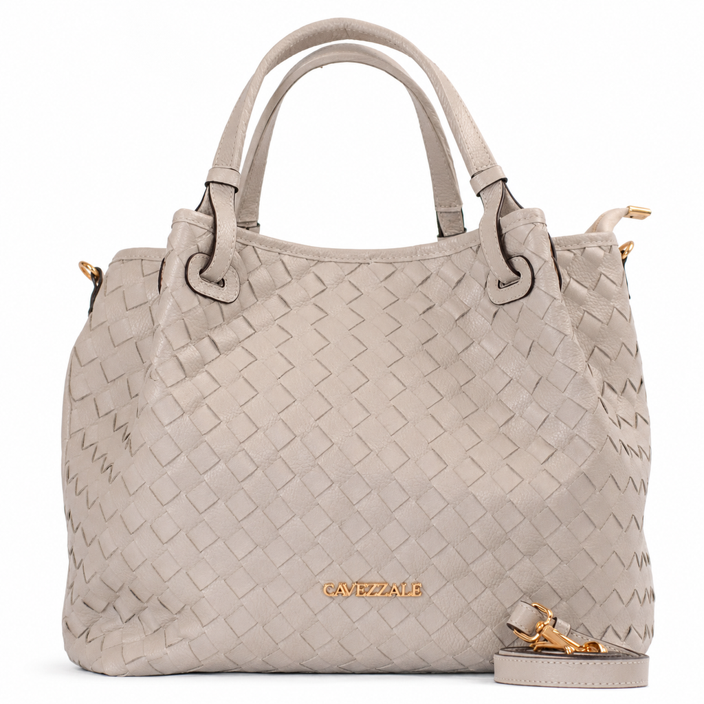 Bolsa de Couro Floter Cavezzale Off White 106056