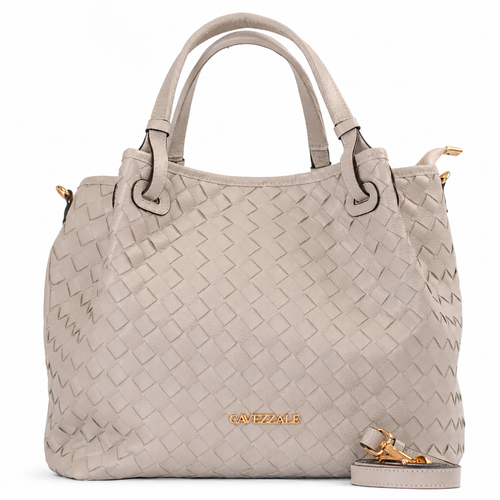 Bolsa de Couro Floter Cavezzale Off White 106056