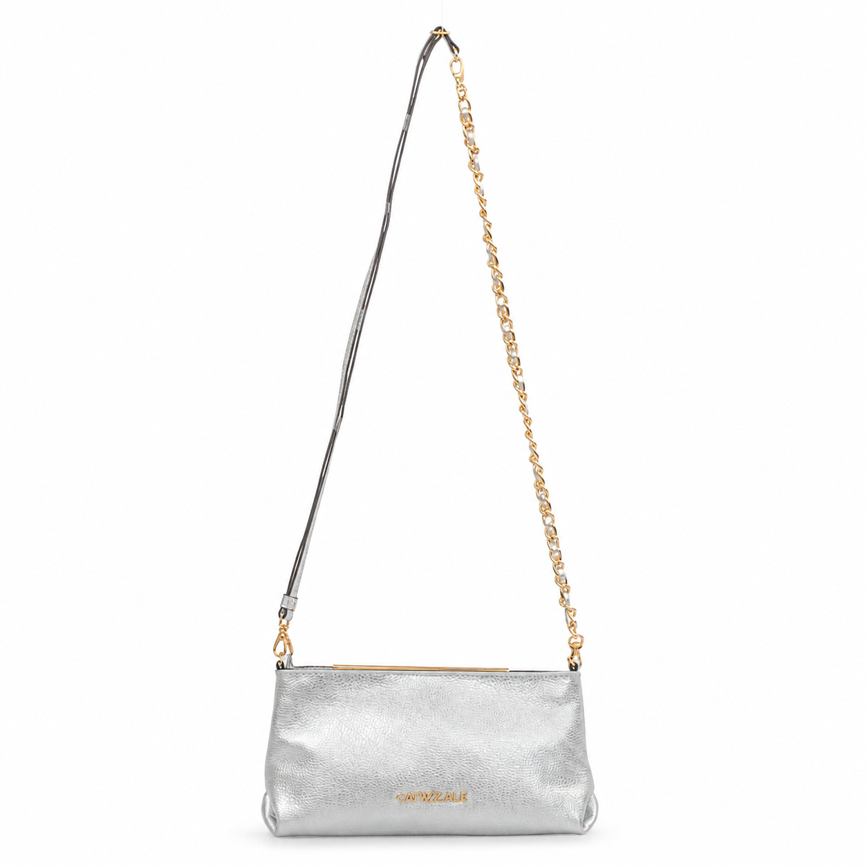 Bolsa de Couro Floter Cavezzale Prata 106061