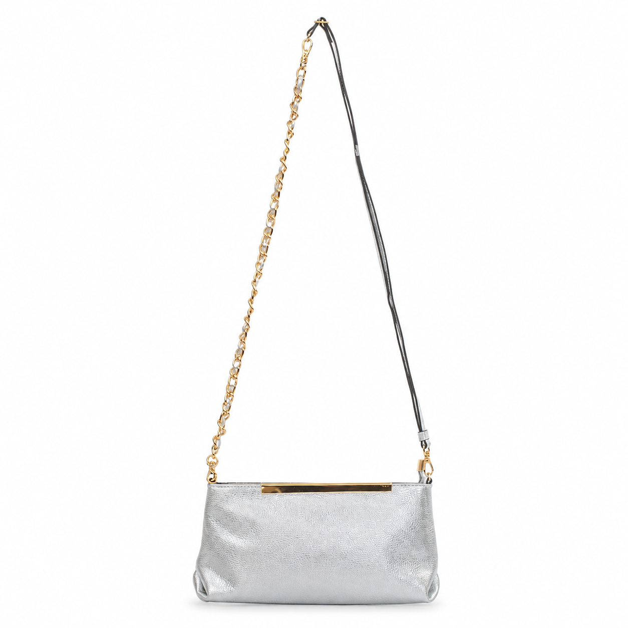 Bolsa de Couro Floter Cavezzale Prata 106061