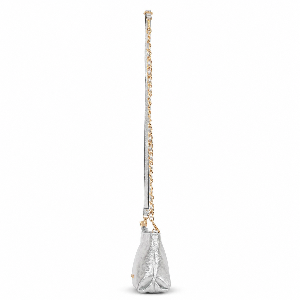 Bolsa de Couro Floter Cavezzale Prata 106061