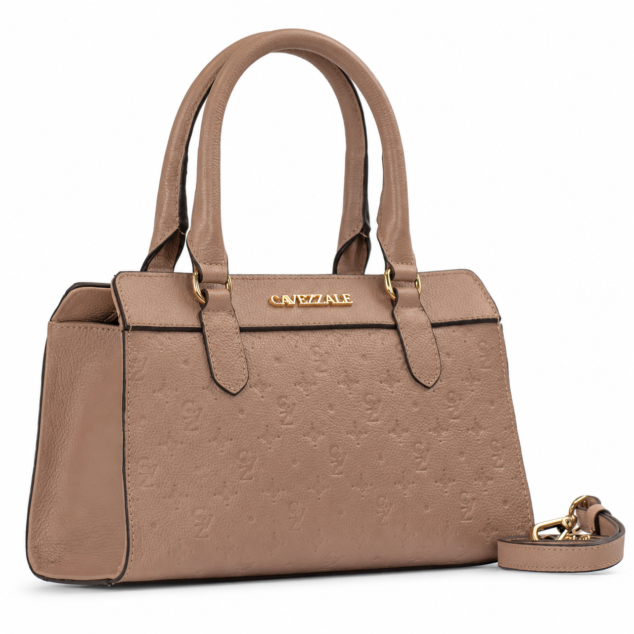 Bolsa de Couro Floter Cavezzale Nude 106102