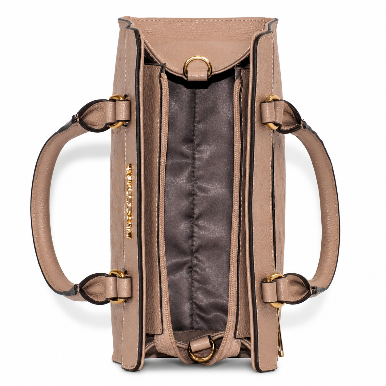 Bolsa de Couro Floter Cavezzale Nude 106102