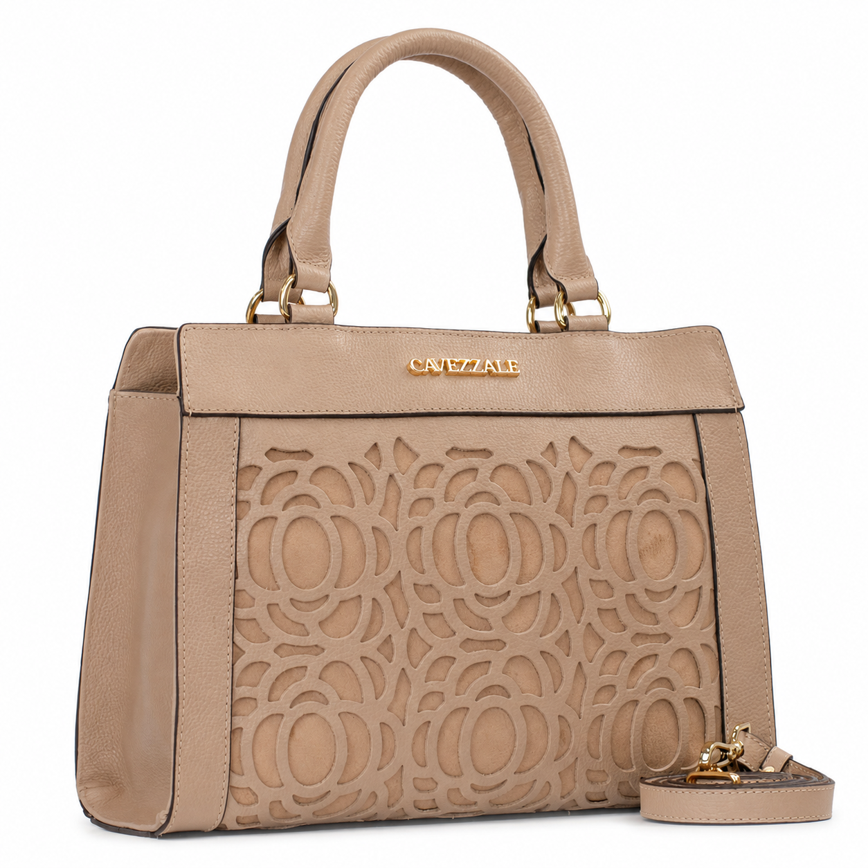 Bolsa de Couro Floter Cavezzale Nude 106103