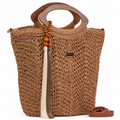 Bolsa de Palha Feminina Grande Caqui Cavezzale 106168
