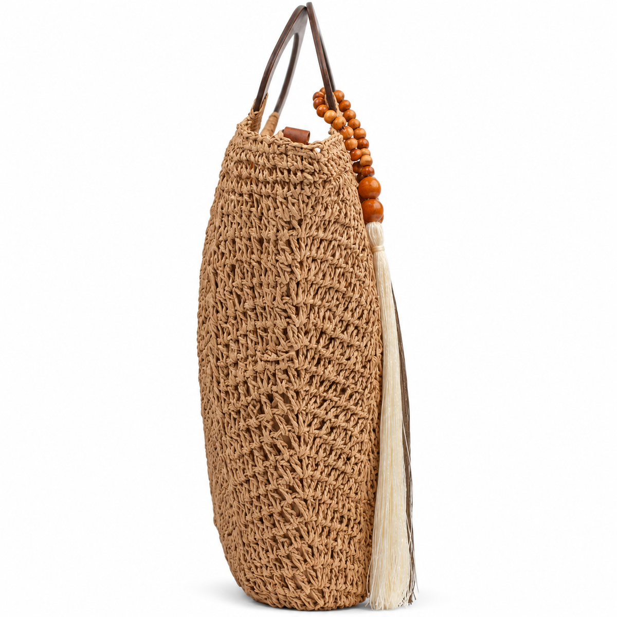 Bolsa de Palha Feminina Grande Caqui Cavezzale 106168