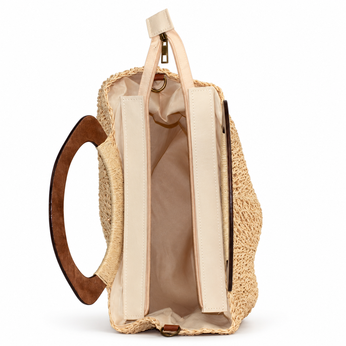 Bolsa de Palha Feminina Grande Natural Cavezzale 106168
