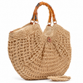 Bolsa de Palha Feminina Grande Bege Cavezzale 106170